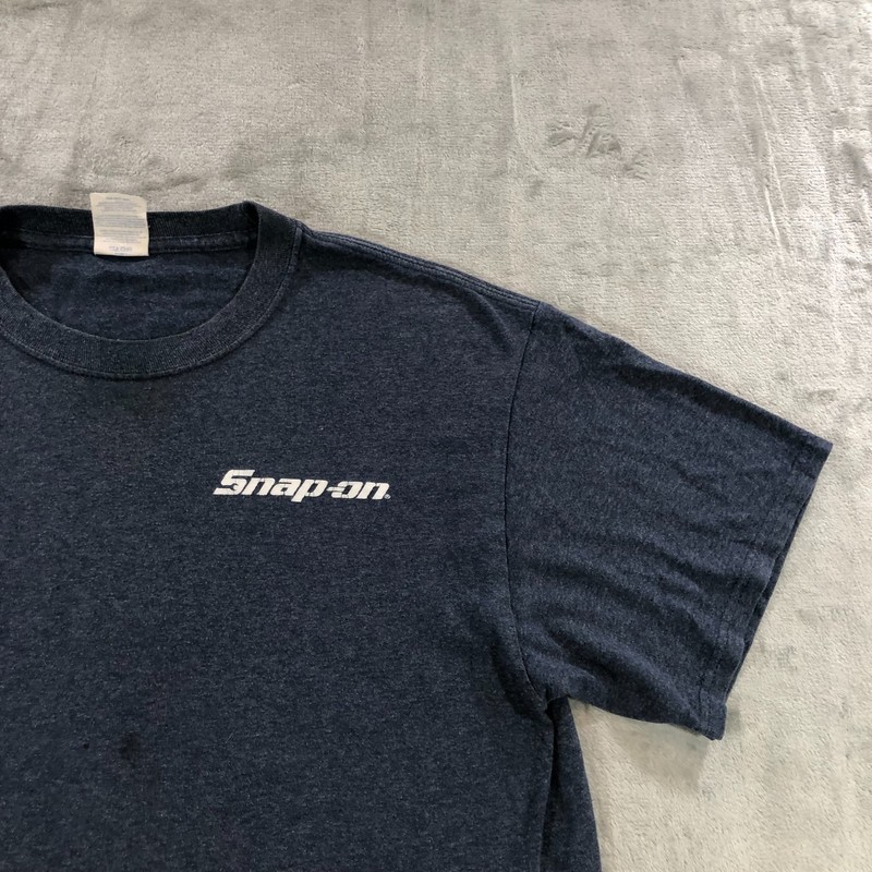 snap on tools shirt mens M blue mechanic shop gallery