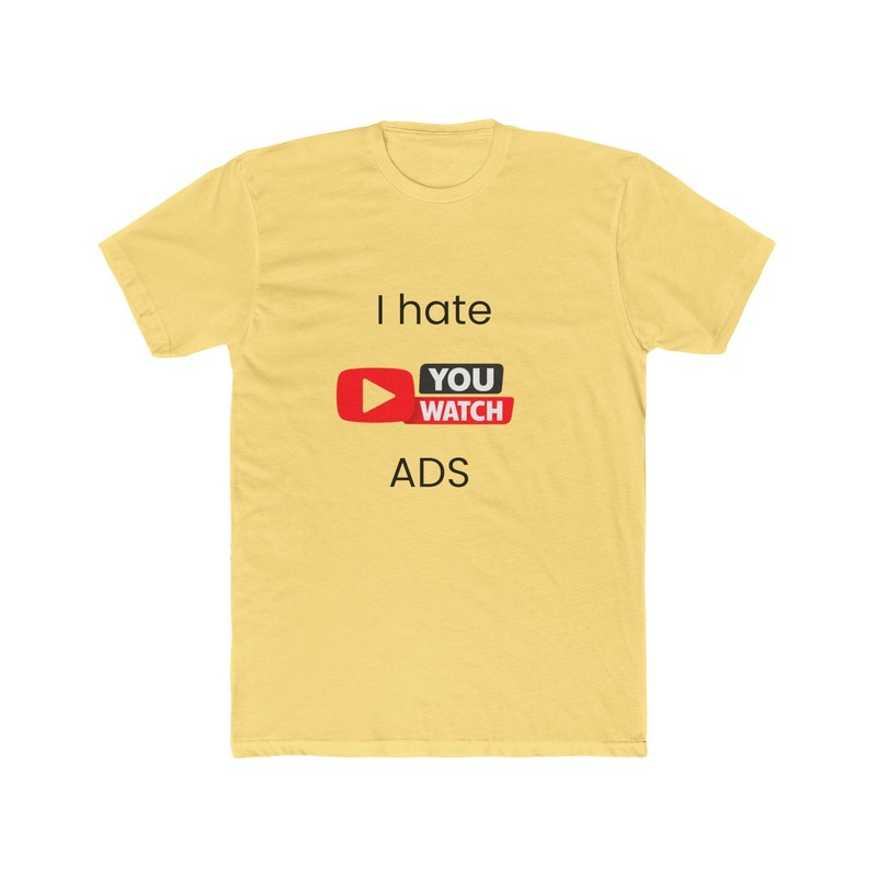 I Hate Youtu*e ADS T-Shirt