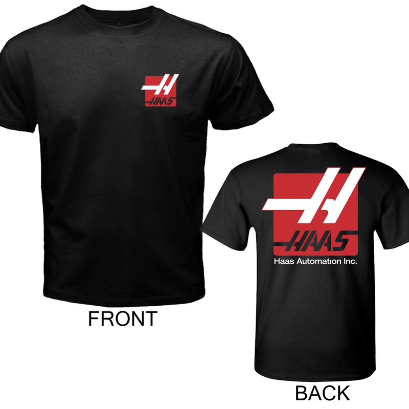 HAAS Automation Machine Men’s Black T-Shirt Size S to 5XL