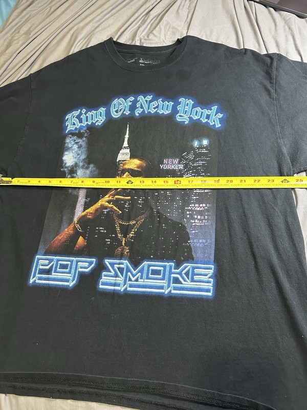 Pop Smoke King Of New York T-Shirt 2XL (Flawed, See Photos) XXL gallery