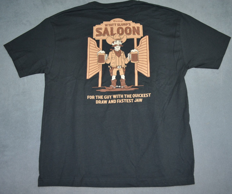 Birddogs T Shirt Mens Large Short Sleeve Black Wyatt Slurps Saloon NEW