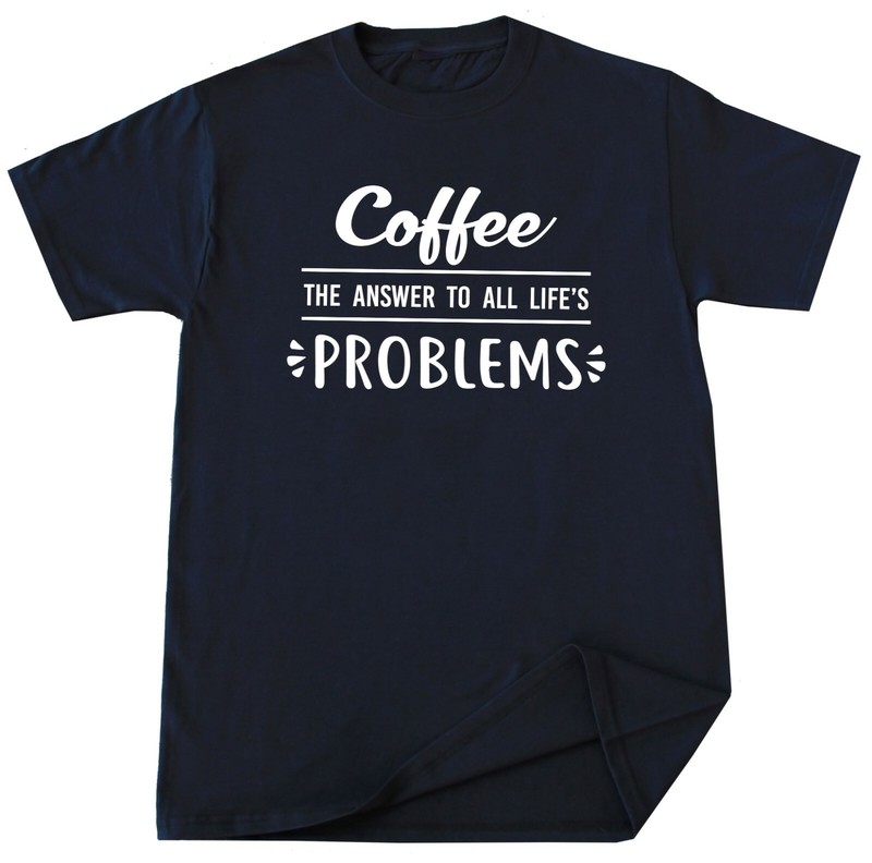 Coffee Lover T-Shirt Caffeine Cappuccino Latte Expresso Coffee Drinker Gift