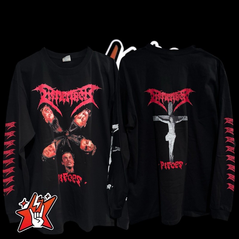 Dismember T- Shirt in Short and Long Sleeve Death Cancer Entombed Bolthrower