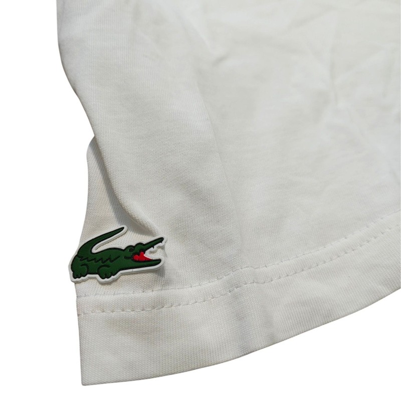 Lacoste Roland Garros Paris White Graphic T-Shirt Size Large gallery