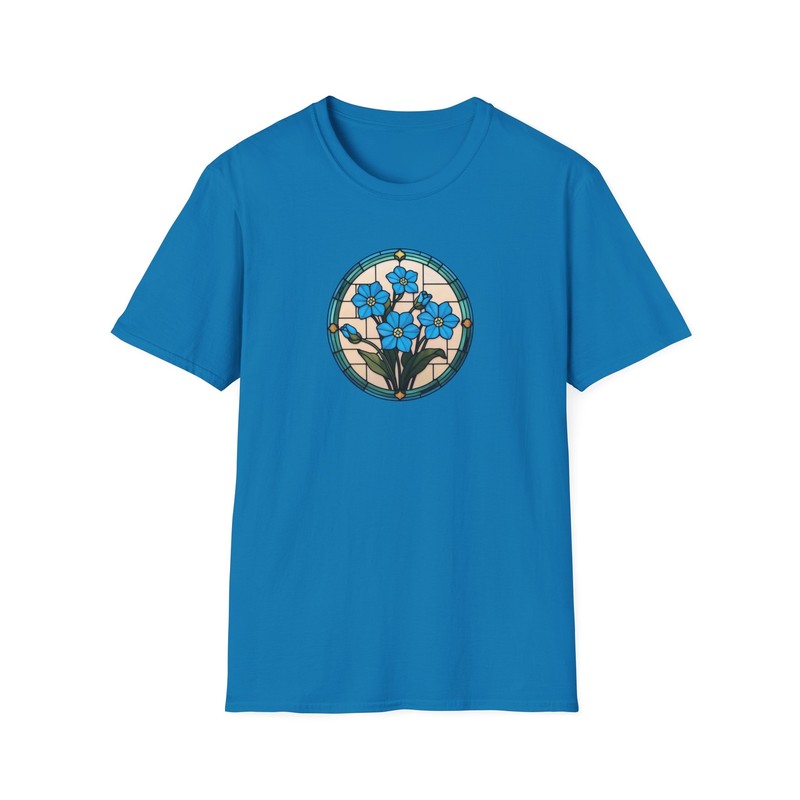 Nature's Grace Forget-Me-Not Graphic T-shirt, Fun, Floral Graphic Tee