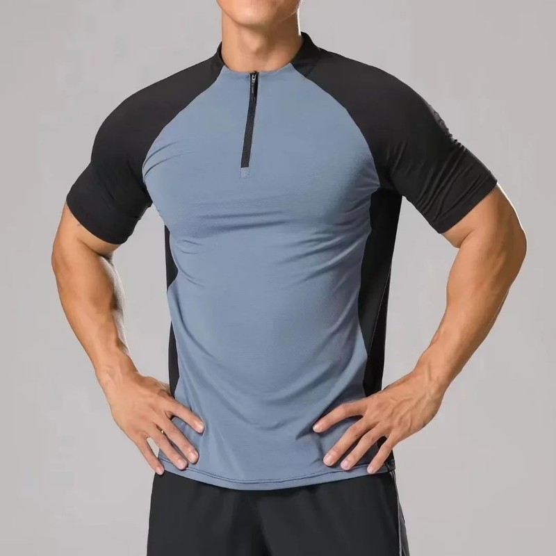 2025 Mens Fitness Yoga Training Tshirts Gym Workout Compression Sweatshirt for R