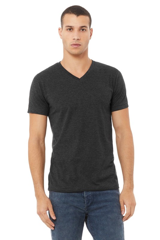 Bella + Canvas Unisex Heather Short Sleeve V Neck Tee 3005CVC - Ring-Spun Cotton gallery