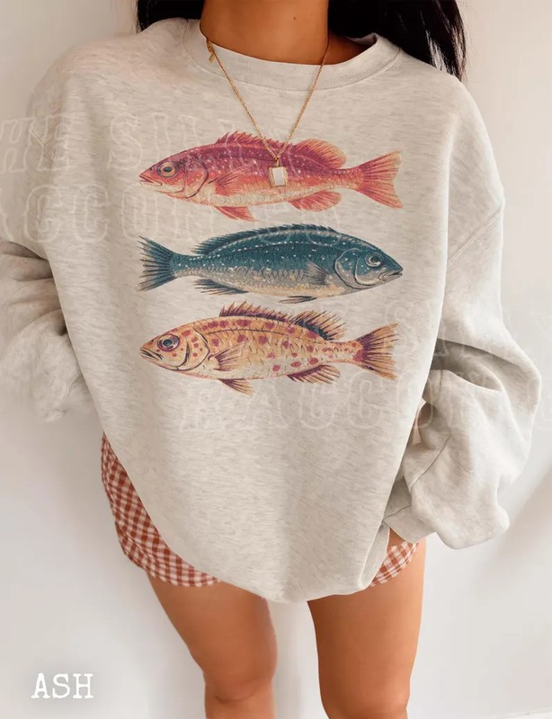 Vintage Retro Fish Gift Comfort Tee gallery