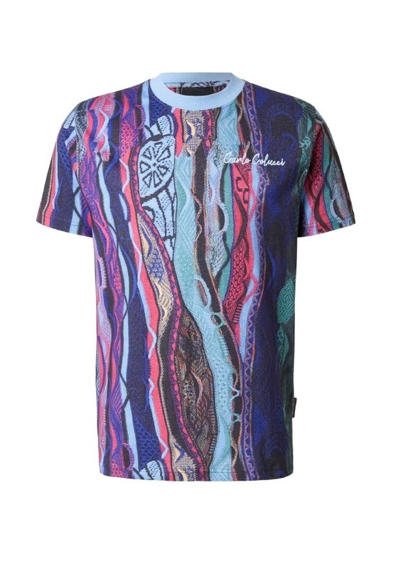 Carlo Colucci T-Shirt Blue Size L - New Original Packaging RRP €99.95