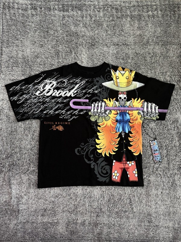 Men’s Civil Regime x One Piece T-Shirt, Soul King 199X, Oversized, Medium, NWT