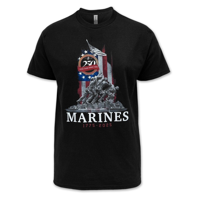 Marines 250th Anniversary Iwo Jima T-Shirt