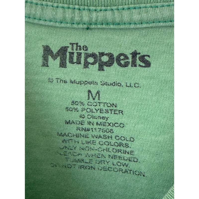 The Muppets Abbey Road Parody Graphic T-Shirt Mens Medium Green Disney RN117508 gallery