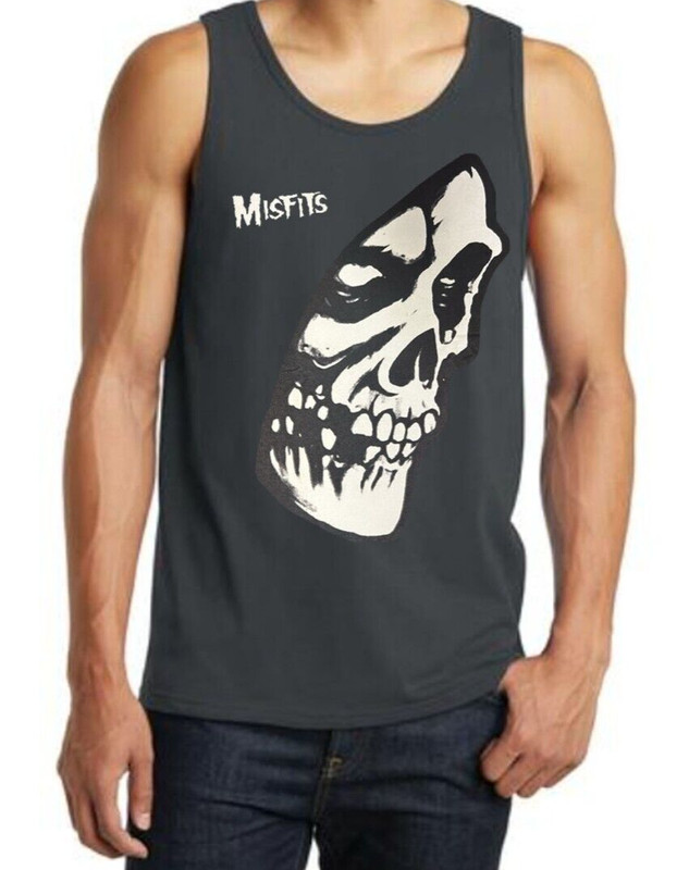 Misfits Side Rock Band Black Tank Top (Various Colors) gallery