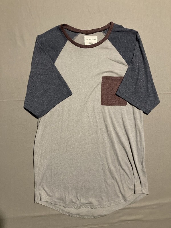 On the Byas Short Sleeve Longer Length Pocket Tee men's size medium Skater Surf gallery