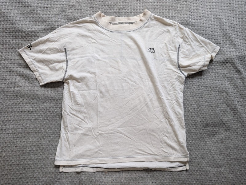 CTG IND Cottage Industry Shirt Adult Medium Natural White TS 01 Short Sleeve NYC