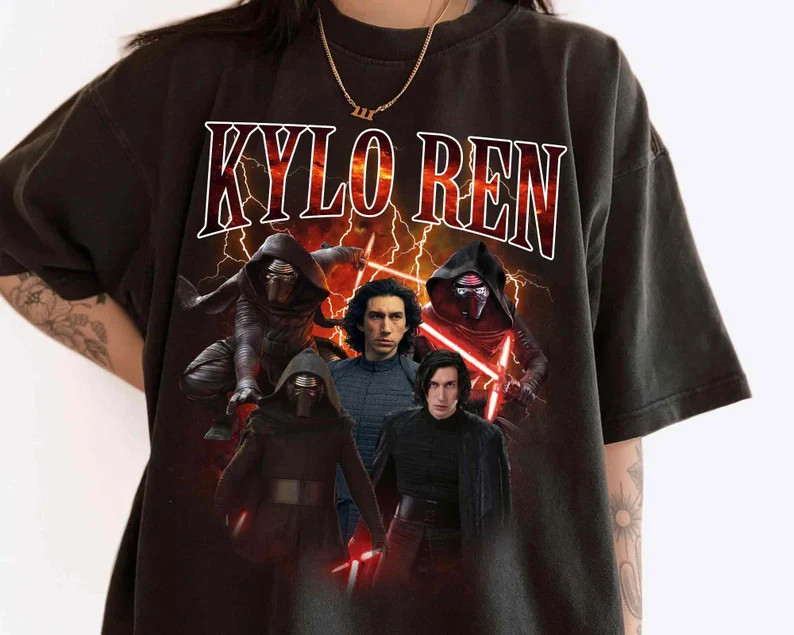 Disney Star Wars Kylo Ren Galaxy’s Edge Trip Black T-Shirt Size S-5XL