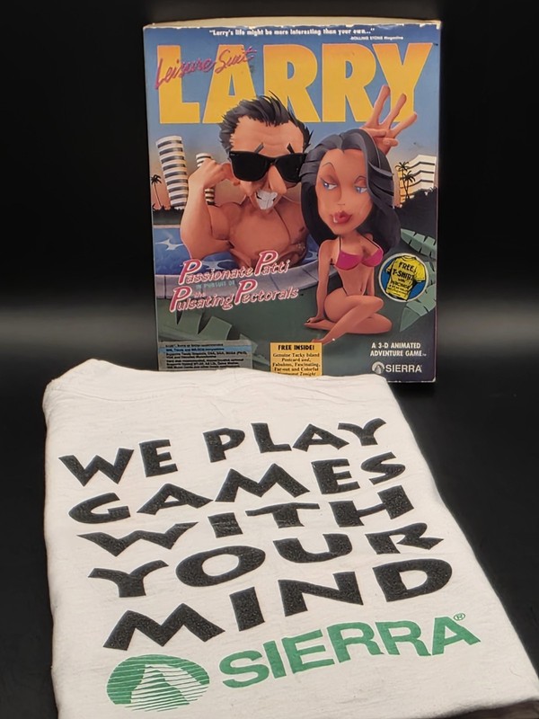 Vintage Rare Original Sierra Games Twisted "We Play Games With Your Mind" M Tee gallery