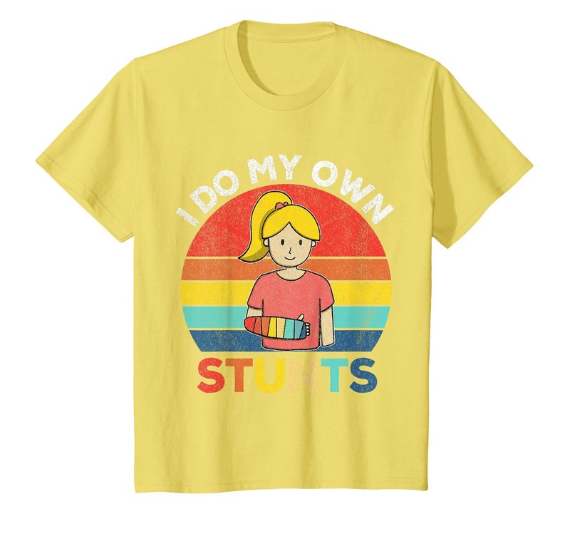 Broken Arm Get Well Soon For Girls Arm Injury Retro T-Shirt