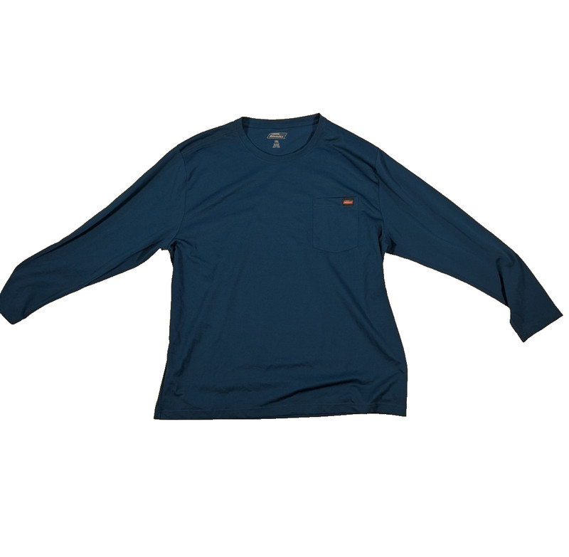 Dickies Performance Men’s T-shirt 2XL Teal Blue Performance Pocket