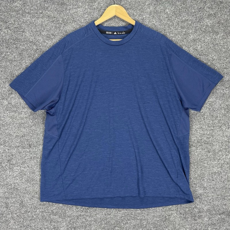 Adidas NHL T Shirt Men’s 3XL Blue Climalite Vented Athletic Crew Neck Tee Hockey
