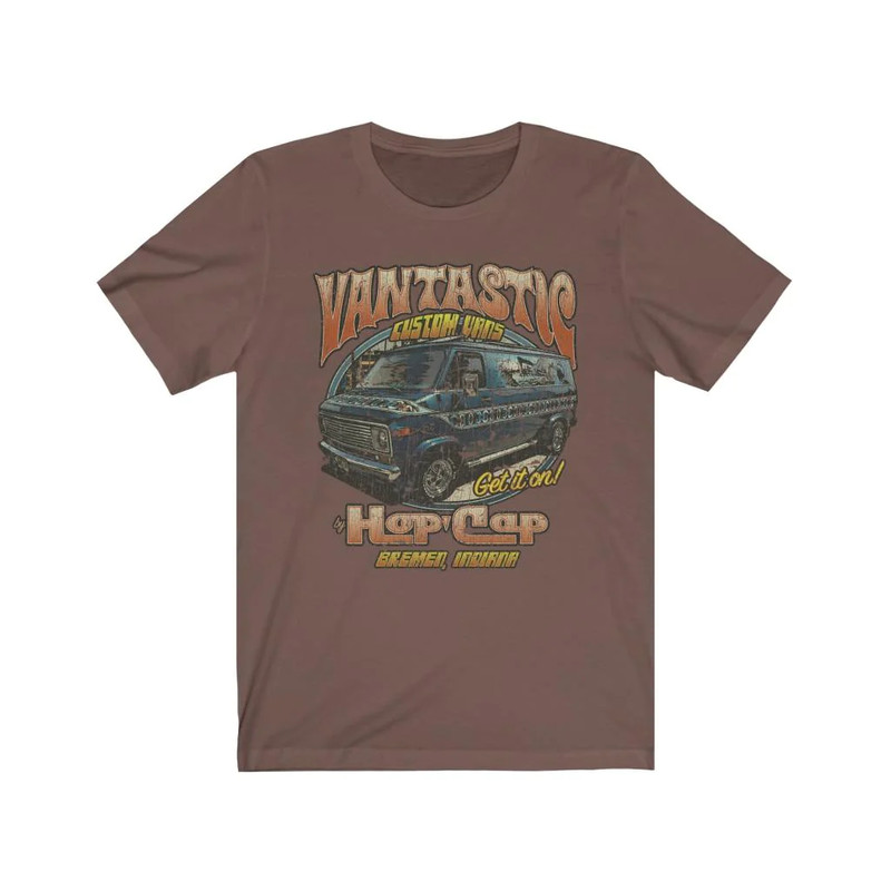 Vantastic Custom Vans by Hop Cap 1971 Vintage Men's T-Shirt gallery