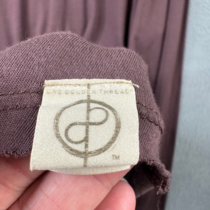 One Golden Thread Men's Size XL Long Sleeve Supima Cotton Blend Tee Plum Brown gallery