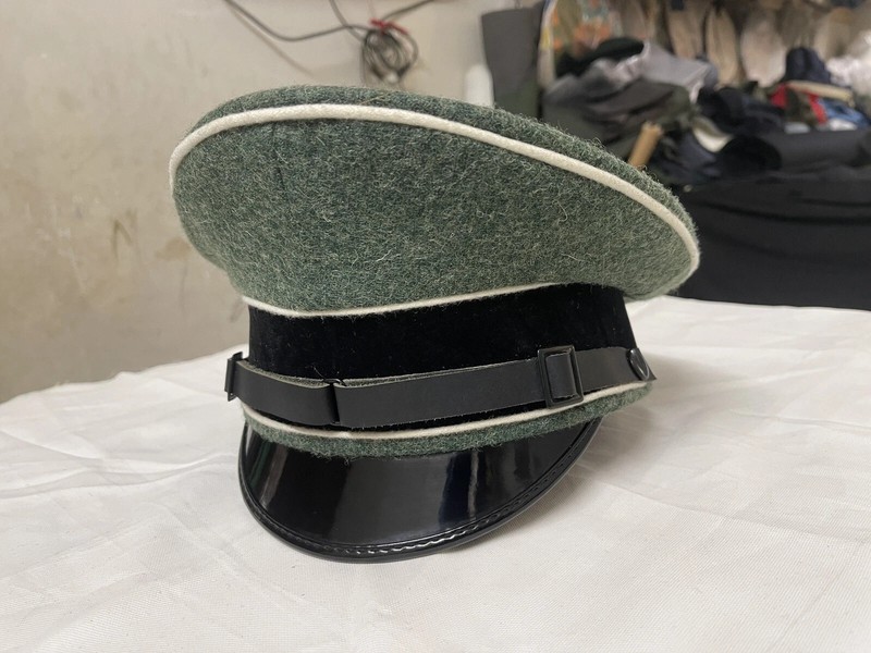 WWII German Elite Officer Crusher Cap Joachim Peiper Style Replica