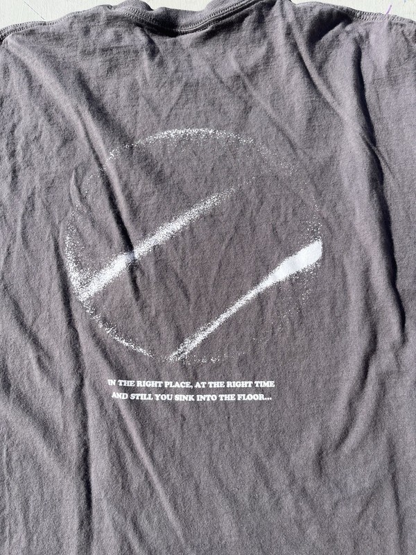 Men's Turnstile T-Shirt Gray Never Enough XL Hardcore Music New Age Cut-Off NYC gallery