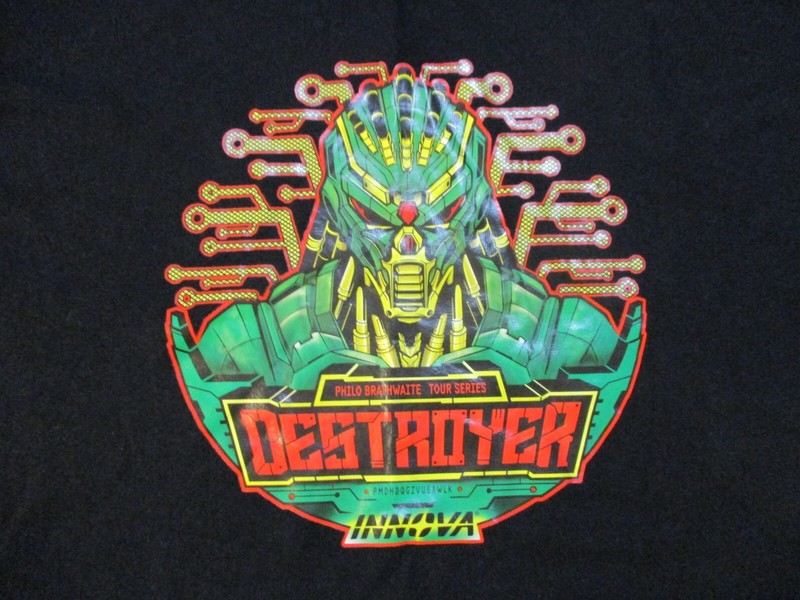 INNOVA DESTROYER PHILO BRATHWAITE TOUR SERIES T-SHIRT MEDIUM RARE HARD TO FIND