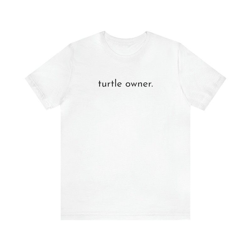 turtle owner, kurzarm, geschenk, schildkröte, Herren T-Shirt Unisex Jersey
