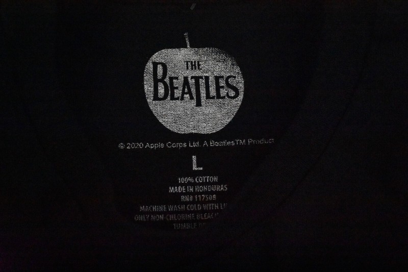 The Beatles Mens The Beatles Distressed Logo Black Shirt New M, L, XL, 2XL gallery