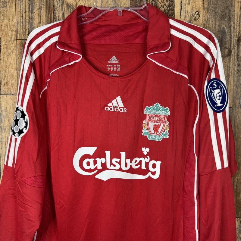 Liverpool FC 2007-08 Home Men’s XL Long Sleeve Soccer Jersey TORRES #9 gallery