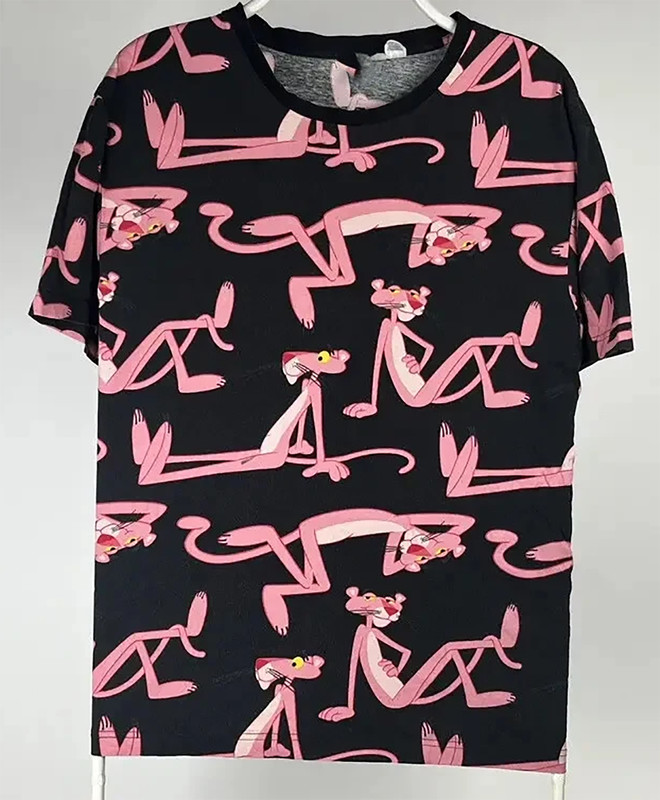 hot Pink Panther T shirt all Size AOP 3D
