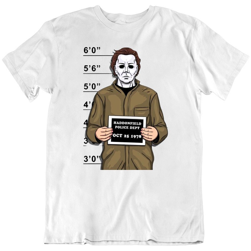 Michael Myers Mask, Horror Scary Dark Halloween Holiday Fan T Shirt Gift New gallery