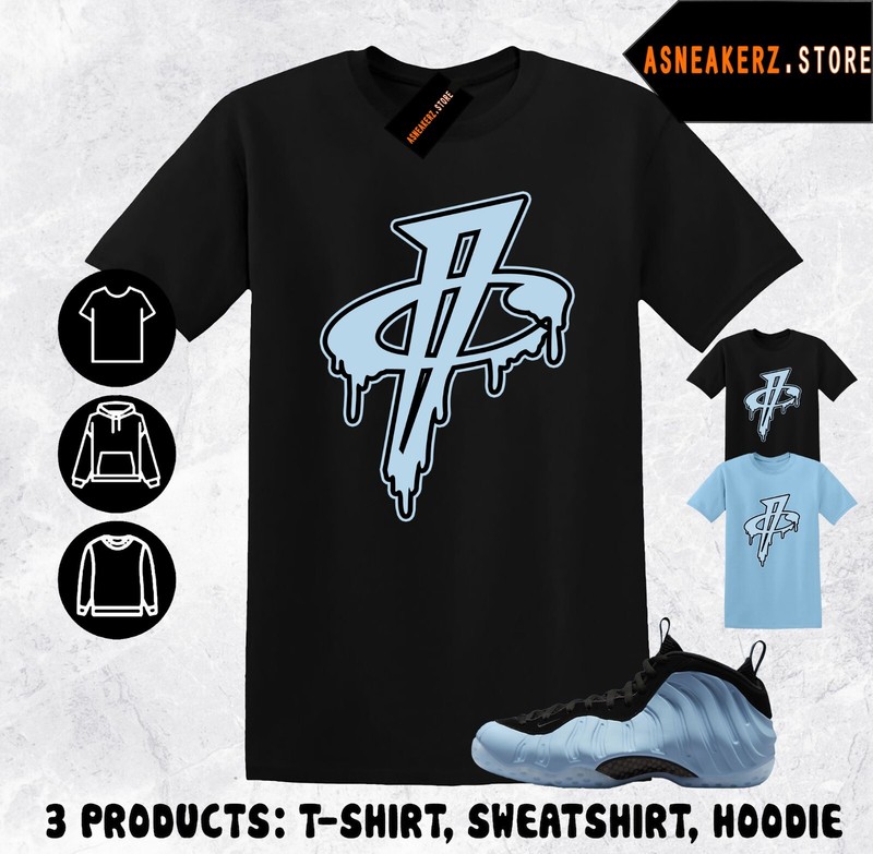 Shirt Foamposite One Psychic Blue Match Sneaker Sneakerhead Penny 1 Cent T-Shirt