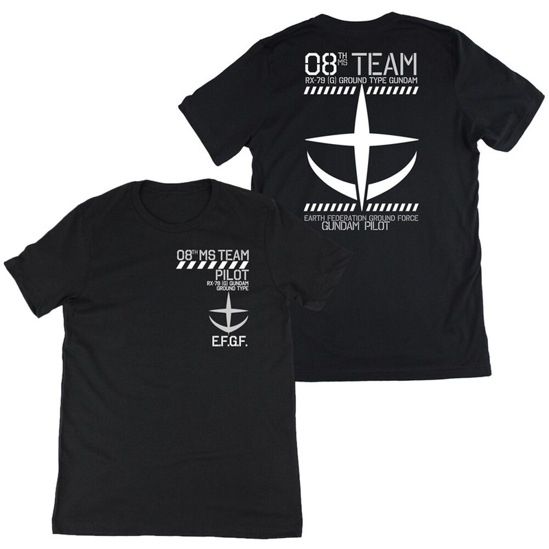 Gundam EZ8 08th MS Team Shiro Amada Karen Joshua Pilot Anime Graphic Art T-Shirt
