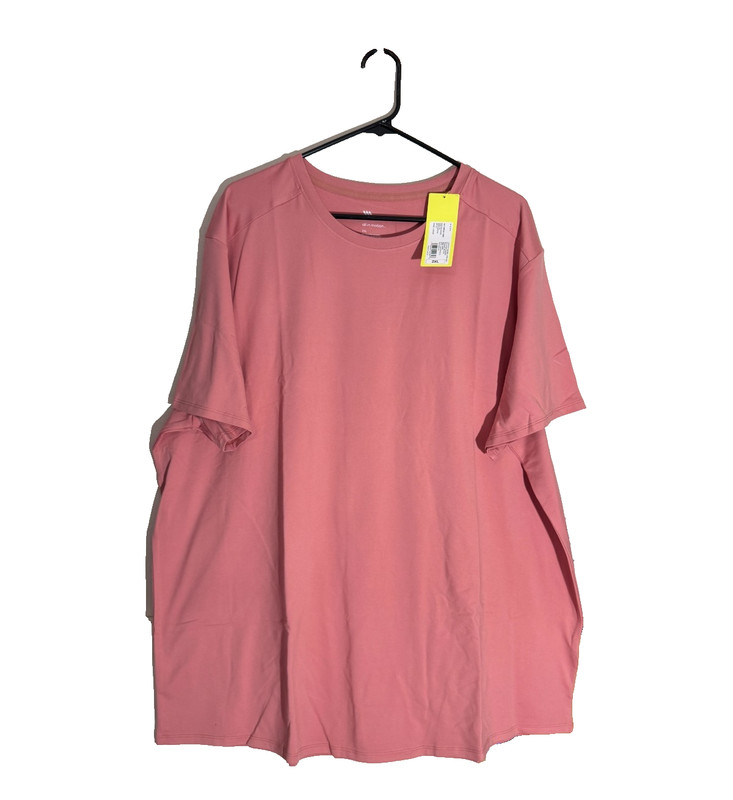 All in Motion Mens Soft Stretch T Shirt Size 2XL Mauve Sand Short Sleeve NWT