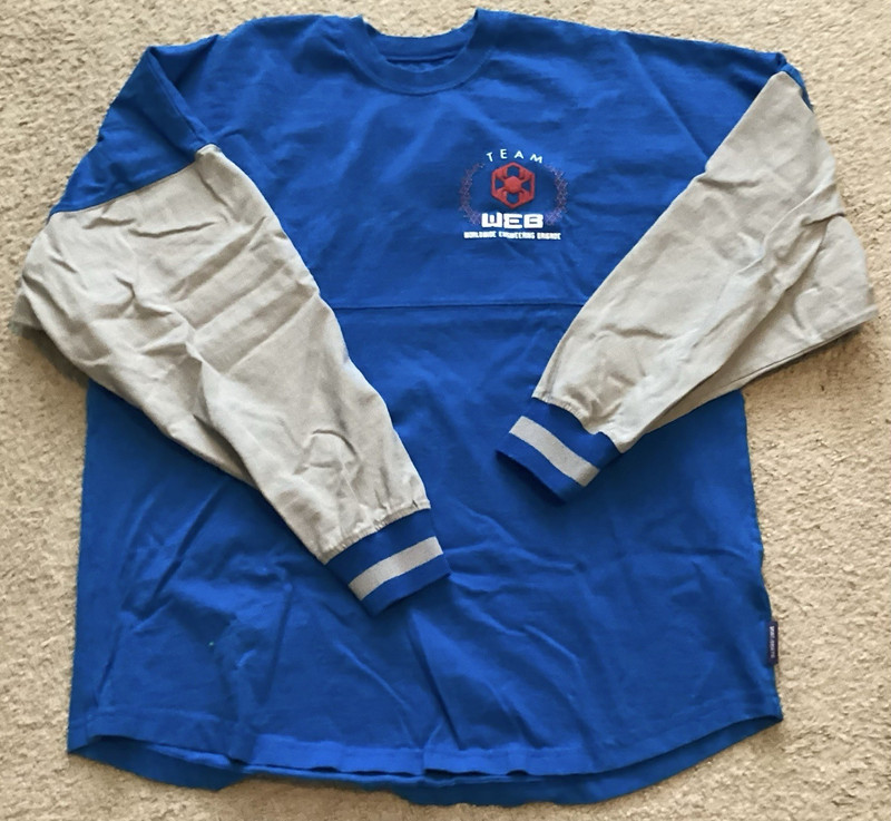 Marvel Men’s M Spider-Man WEB Brigade Blue/Gray Long Sleeve Graphic Tee