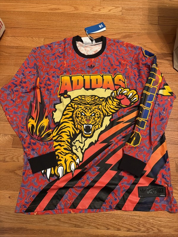 adidas JX1702 Adilenium Season 3 Long Sleeve Graphic T-Shirt NEW LIFE-0 Men Sz L