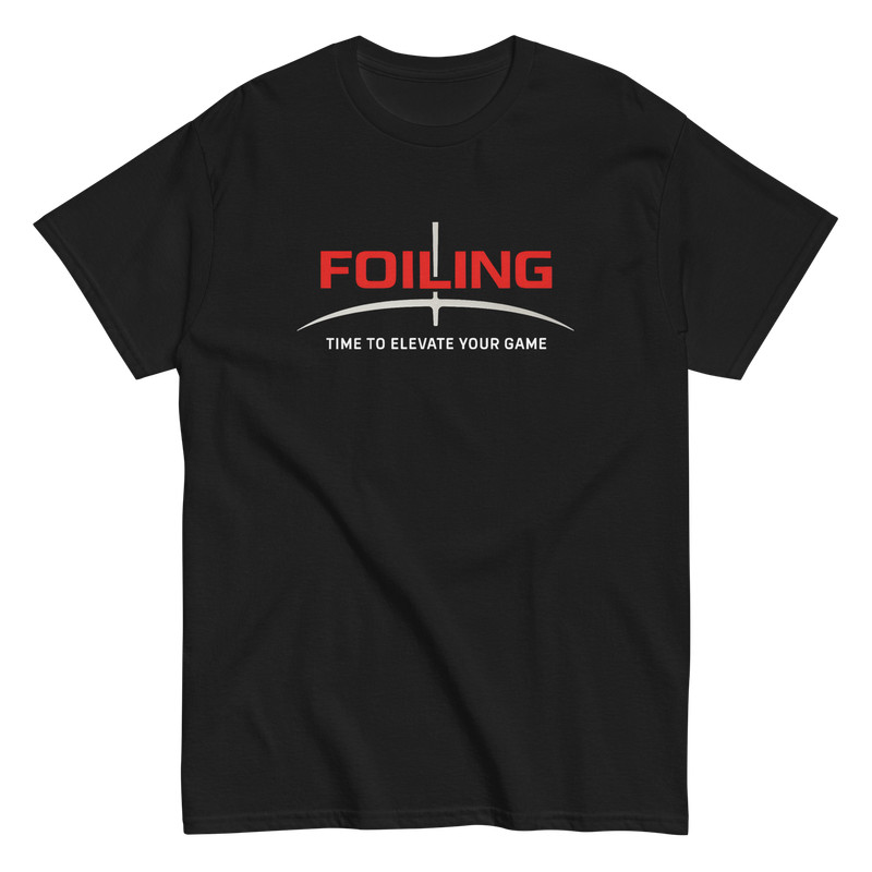 Foiling “Time To Elevate Your Game” Hydrofoil / Wing Foil Unisex Tee