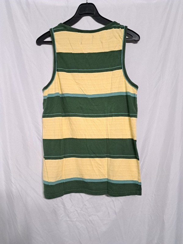 Quiksilver Shirt Cut Off Tank Top Mens Size Small Striped Pattern gallery