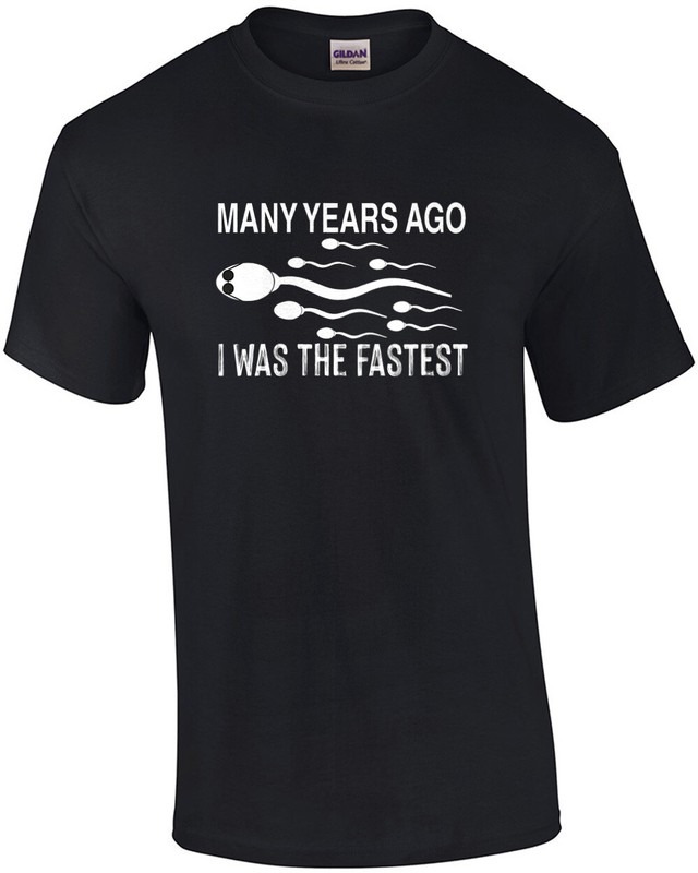 Many Years Ago I Was The Fastest Funny Shirt