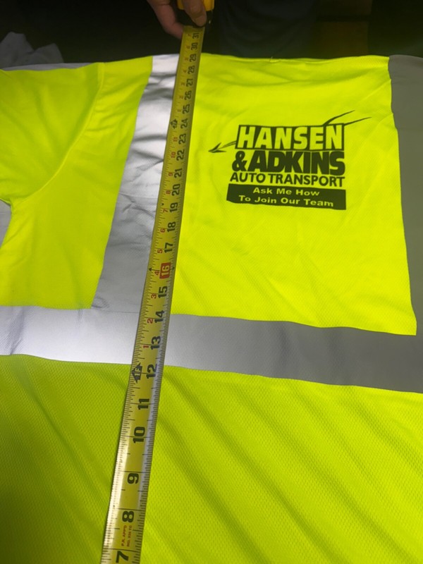 CLASS 2 HIGH VISIBILITY REFLECTIVE TYPE R ROAD WORK CONSTRUCTION SAFETY T-SHIRT gallery