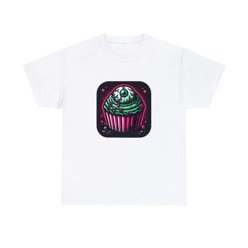 Unisex Adult T Shirt “Surreal Sweet” Eerie Zombie Cupcake Horror Gothic Emo Tee