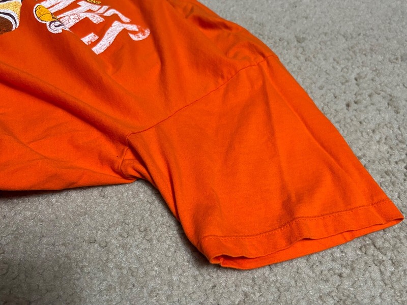 Vintage MAGIC JOHNSON T-Shirt WHEATIES Orange MEN'S Lakers LARGE vintage rare gallery