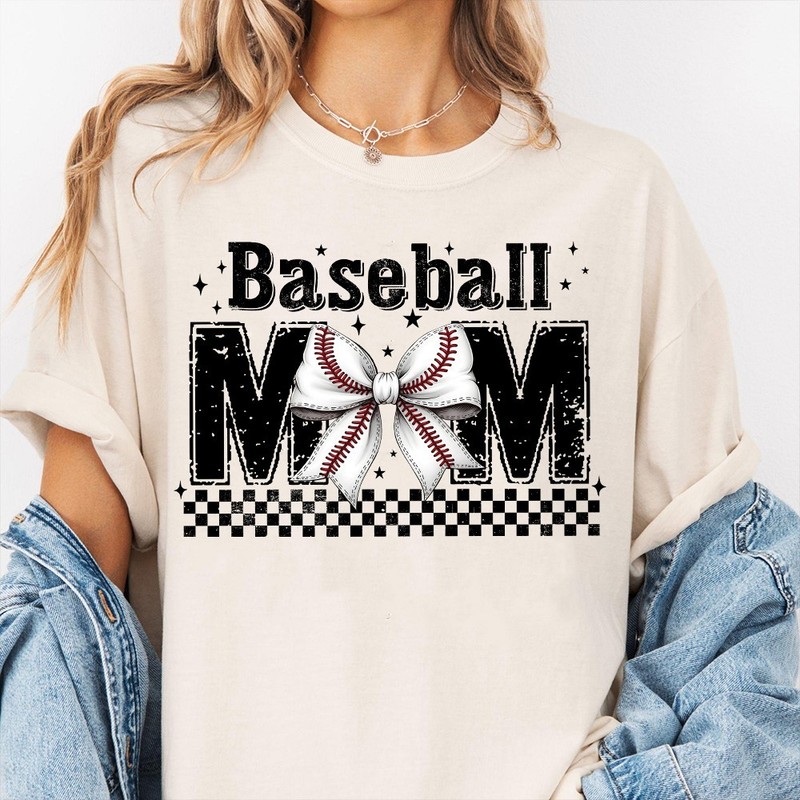 Baseball Mom Shirt Softball Mama Sports Team Mom Tee