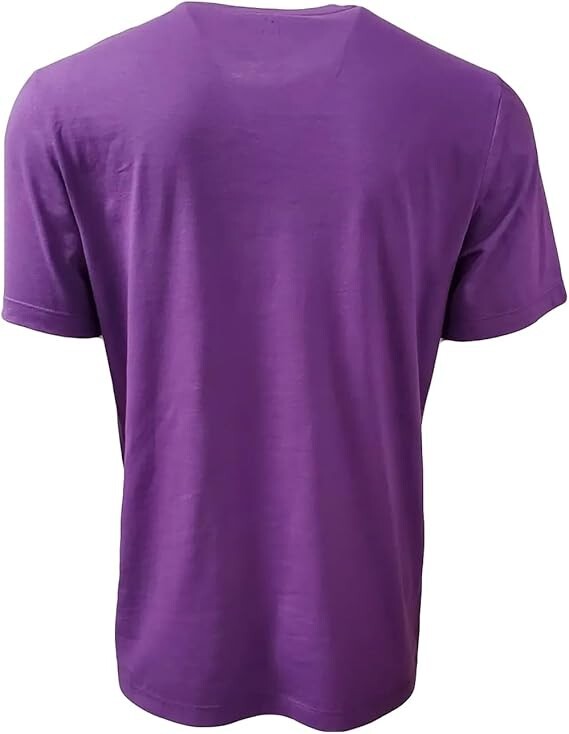 Nike Men's Icon Futura Sportwear Gym Performance White Swoosh Purple Shirt gallery