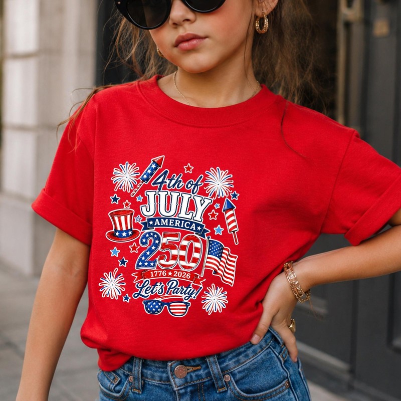 America 250 Years Matching Family Shirts Custom Patriotic July 4th Tee gallery