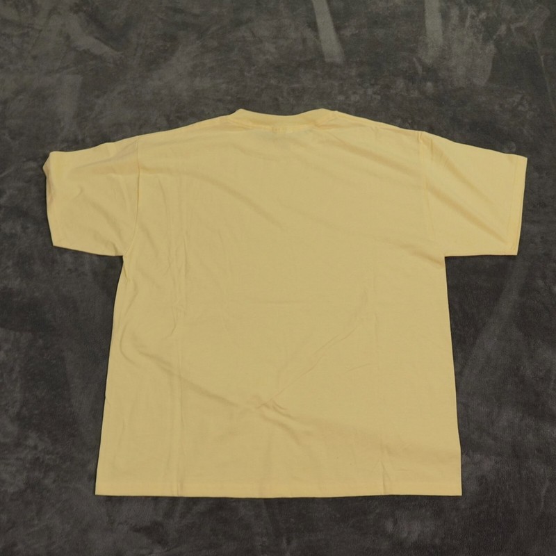 Vintage JERZEES Adult XL Yellow Blank Shirt 50/50 USA Fabric Screen Printing