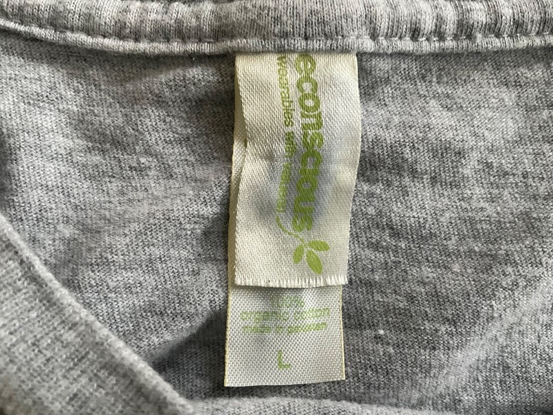 Vintage Google Search Logo T-Shirt Large Gray Organic Cotton econscious Promo gallery